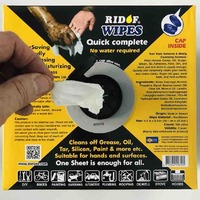 RIDOF Waterless Cleaning Wipes 3x Packs of 40 Wipes