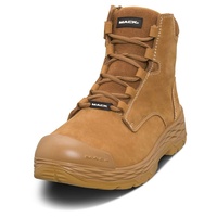 Mack Force Zip-Up Safety Boots Size AU/UK 4 (US 5) Colour Black