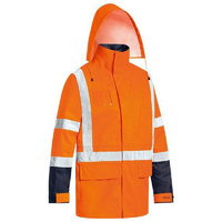 Taped TTMC 5 in 1 Rain Jacket Orange Size XS