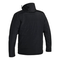 Puffer Jacket with Adjustable Hood Black Size XS