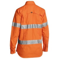 Women's X Airflow Taped Hi Vis Ripstop shirt Orange Size 8