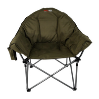 BlackWolf Padded Sofa Chair Folding Foldable Camping - Burnt Olive