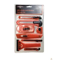 32pcs KNIFE & WINDOW SCRAPER SET Building Tools Box Cutters Spring Knives BULK