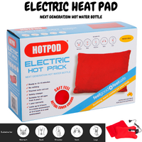 HOTPOD Electric Hot Pack Water Bottle Reheat-able Pillow Pad Sleep Aid - Safety Approved