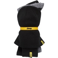 Jeep Men's Explorer Socks, Beanie And Wrist Band Bundle Set Premium Work Outdoor