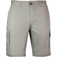 Men's Cargo Shorts 100% Cotton Casual Work Wear Half Pants Summer Army Military - Fawn - 34 (87cm)