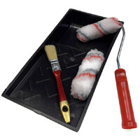 PAINT ROLLER KIT SET with Tray Painting Runner Decor