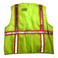 Reflective Tape Hi Vis Safety VEST Workwear Night & Day Use Safety Visibility - Yellow - XL