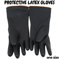 Latex Gloves Rubber PPE Industrial Anti Chemical Acid Heavy Duty