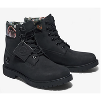 Timberland Women's Heritage 6 Inch Waterproof Winter Leather Boot - Black - US 6
