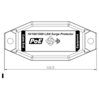 SP06PG LAN Surge Protector 10/100/1000 4 Pair 6KV  POE