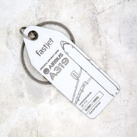 Aviationtag Airbus A319 FastJet Co-Branded White