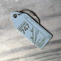 Aviationtag Boeing B747 Cathay Pacific Light Blue