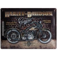 Nostalgic-Art Large Sign Harley Brick Wall