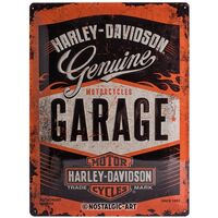 Nostalgic-Art Large Sign Harley Davidson Garage
