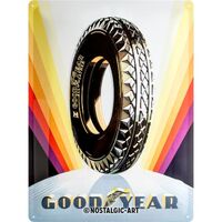 Nostalgic-Art Large Sign Goodyear - Rainbow Wheel