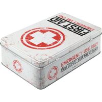 Nostalgic-Art Flat Tin First Aid Kit
