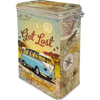 Nostalgic-Art Clip Top Tin VW Let's Get Lost