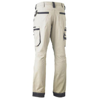 Flx & Move Stretch Utility Zip Cargo Pants Stone Size 72 REG