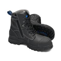 Blundstone 997 Black Platinum Quality Water Resistant Leather 150mm Height Safety Boot Size AU/UK 5 (US 6)