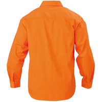 Hi Vis Drill Shirt Orange Size S