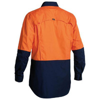 X Airflow Hi Vis Ripstop Shirt Orange/Navy Size S