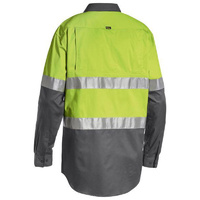 Taped Hi Vis Cool Lightweight Shirt Lime/Charcoal Size S