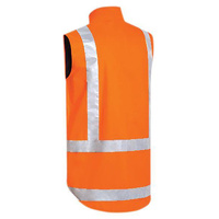 Taped TTMC Hi Vis Lined Vest Orange Size S