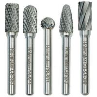 Holemaker 5 Piece 6mm Shank Carbide Burr Set CB6M-SET-02
