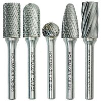 Holemaker 5 Piece 6mm Shank Carbide Burr Set CB6M-SET-04