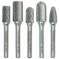 Holemaker 5 Piece 6mm Shank Carbide Burr Set CB6M-SET-05