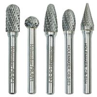 Holemaker 5 Piece 6mm Shank Carbide Burr Set CB6M-SET-11