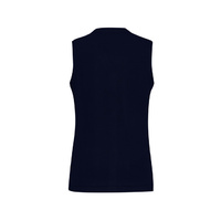 Womens Button Front Knit Vest Size XXS Colour Navy