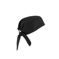 Biz Care Unisex Reversible Scrub Cap Black