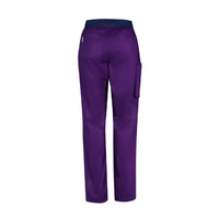 Womens Riley Straight Leg Scrub Pant Size 3XL Colour Purple