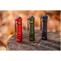 CYANSKY P10 Smallest Pocket Flashlight AA Battery Very Powerful 300 Lumens-Black