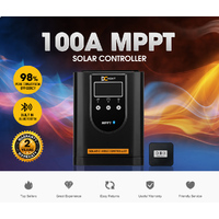 DC MONT 100A MPPT Solar Charge Controller 12/24/36/48V Battery Regulator Bluetooth LiFePO4 Battery Compatible
