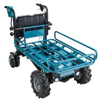 Makita 18Vx2 Brushless Wheelbarrow with Manual Dump & Pipe Frame (Tool Only) DCU604Z