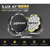 9inch LED Driving Lights Pair LED Round Spotlight Offroad 4x4 ATV Work