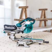 Makita 18Vx2 190mm Brushless Slide Compound Mitre Saw 5.0Ah Set DLS714PT2