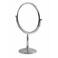 5x magnifying mirror tabletop - silver
