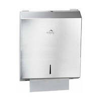 Stainless steel slimline paper towel dispenser