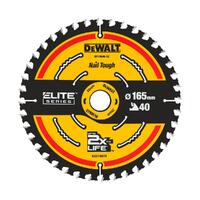 DeWalt 165x20mm 40T ELITE Circular Saw Blade DT10640-QZ