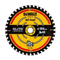 DeWalt 184x20/16mm 40T ELITE Circular Saw Blade DT90259-QZ