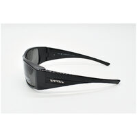 Eyres by Shamir INDULGE Shiny Black Frame Grey Lens Safety Glasses