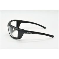 Eyres by Shamir EDGE Foam Matt Charcoat Grey Frame Clear AF & AS Lens Safety Glasses