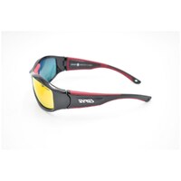 Eyres by Shamir ICEBERG Aluminum Black Frame Polarised Grey Red Revo Water Repellent Safety Glasses