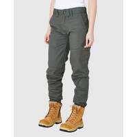 Womens Cuffed Pant Army6