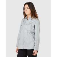 Womens Utility Shirt Dove GreyM