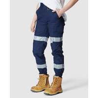 Womens Reflective Cuffed Pant Navy6